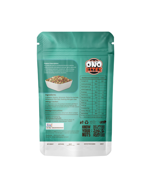 ONO Bites Daily Mix Nuts, 32g