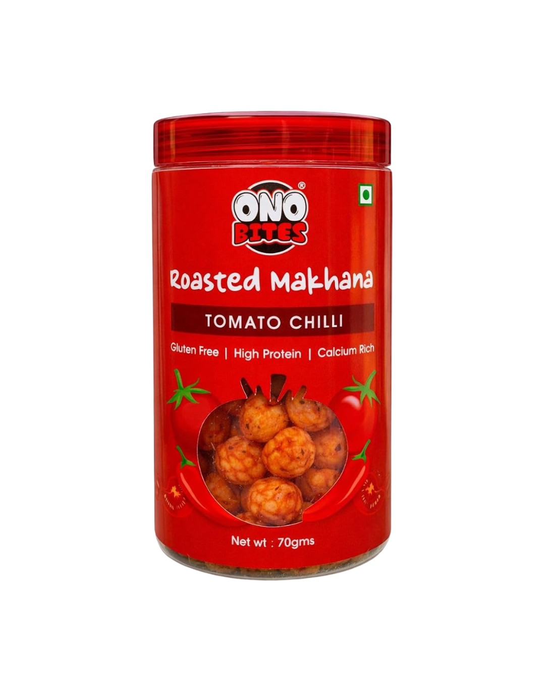 ONO Bites Roasted Makhana Tomato Chilli 70g