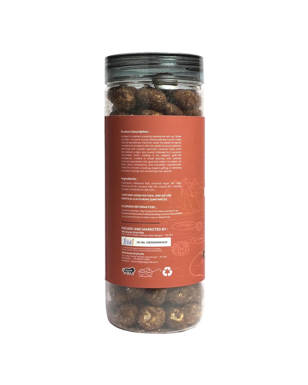 ONO BITES Coconut Cocoa Water Lily Pops