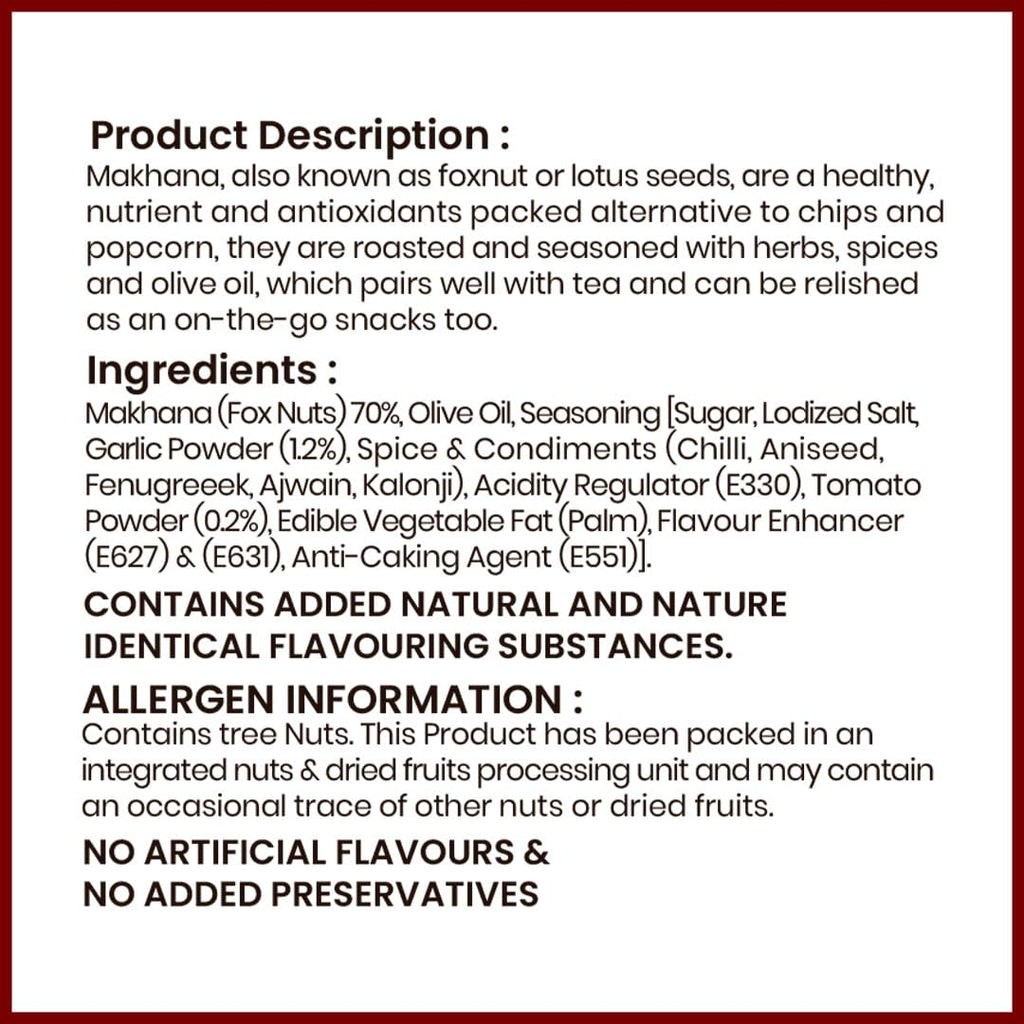 ONO Bites Roasted Makhana Tomato Chilli 70g