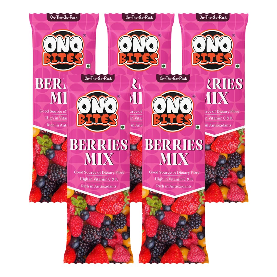 ONO BITES Berries Mix, On the go packs 25g (Pack of 5)