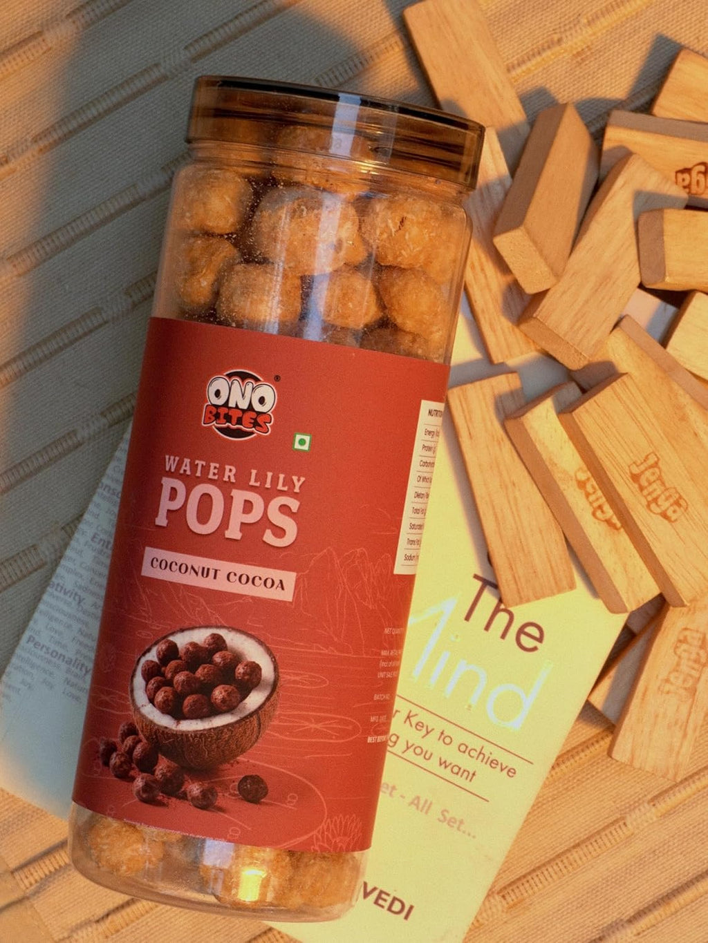 ONO BITES Coconut Cocoa Water Lily Pops