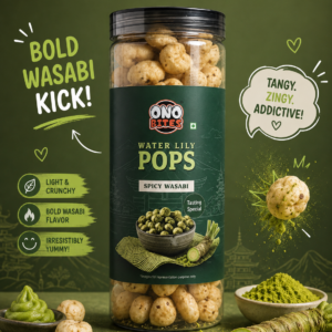 Spicy Wasabi Water Lily Pops
