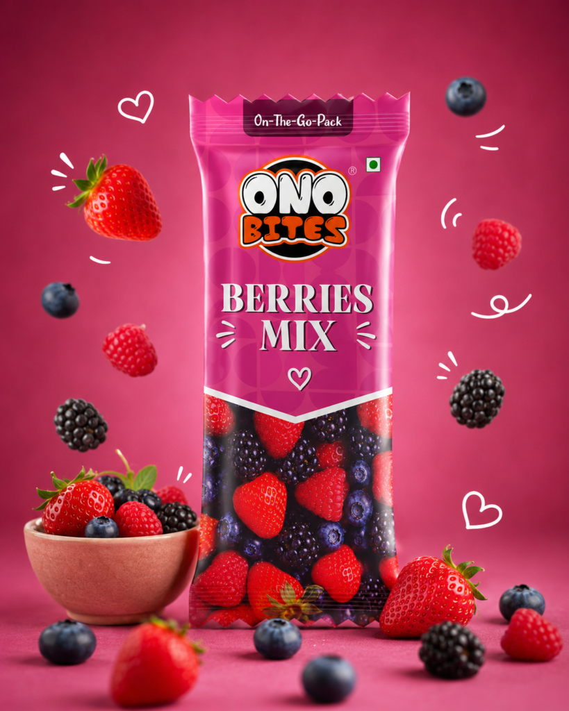 ONO BITES Berries Mix, On the go packs 25g