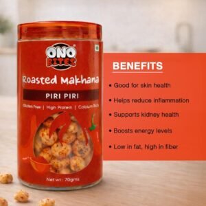 ONO Bites Roasted Makhana Piri Piri 70g