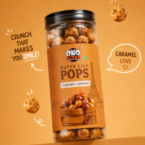 Caramel Crunch Water Lily Pops